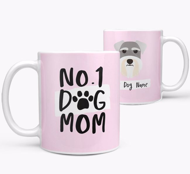 'No.1 Dog Mom' - Personalized {breedFullName} Mug